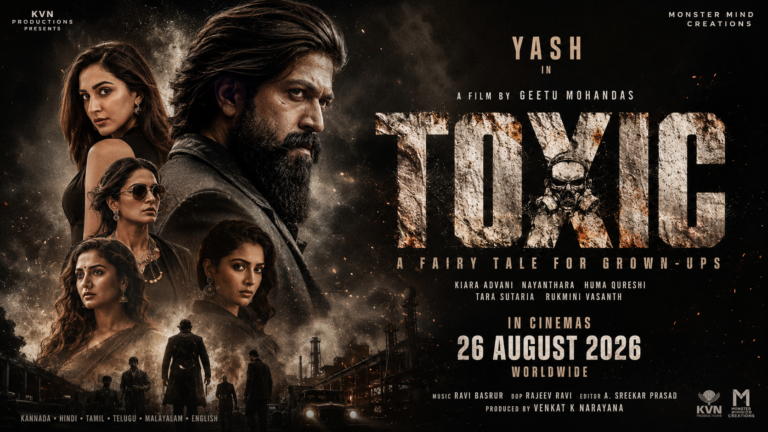 Toxic movie 2026 — Yash starring in Toxic A Fairytale for Grown-Ups
